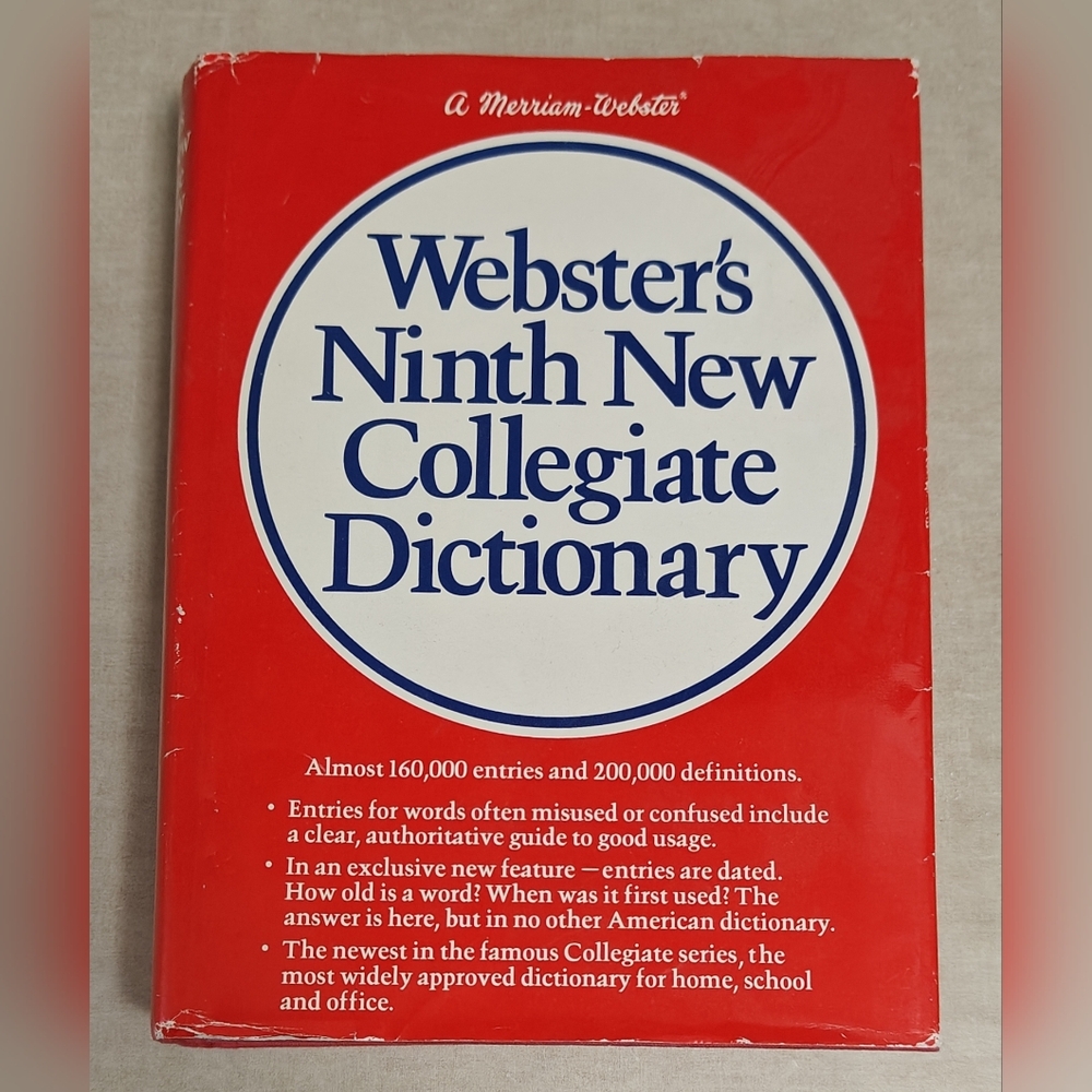 Webster's Ninth New Collegiate Dictionary